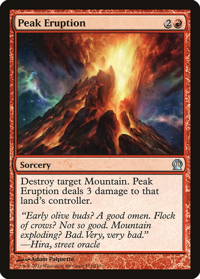 Peak Eruption [Theros] | D20 Games