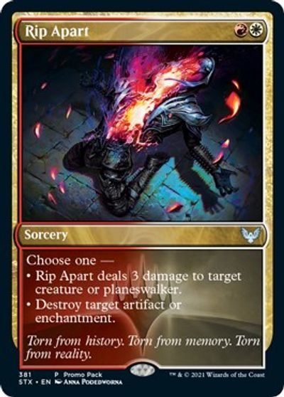 Rip Apart (Promo Pack) [Strixhaven: School of Mages Promos] | D20 Games