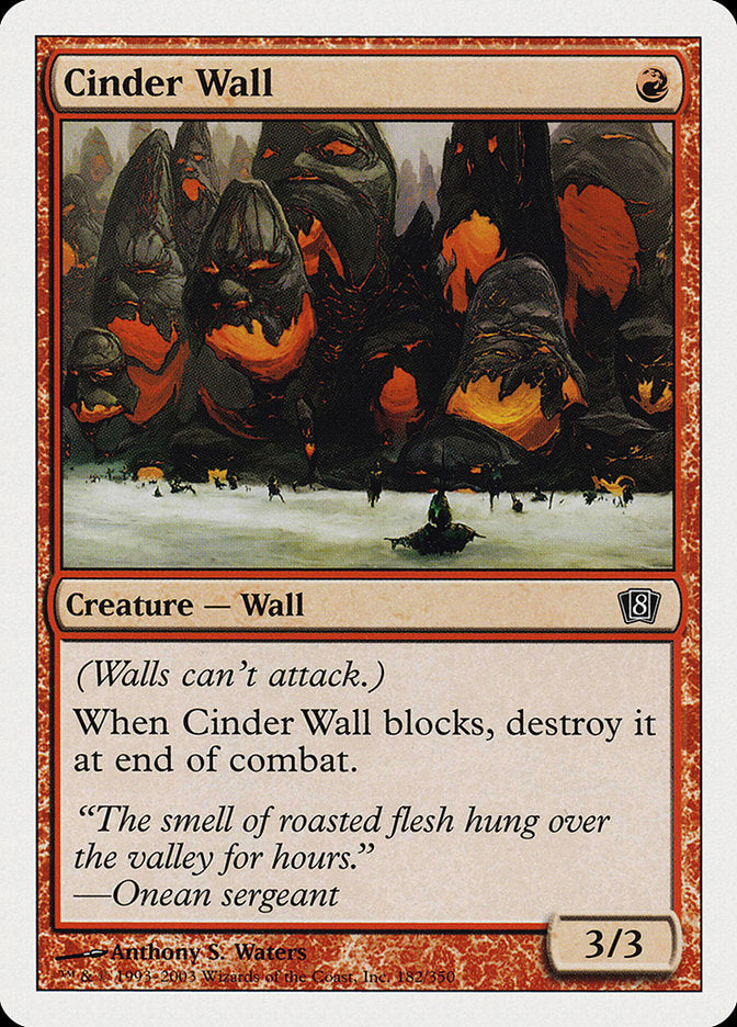 Cinder Wall [Eighth Edition] | D20 Games