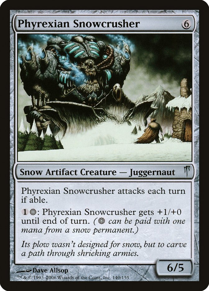 Phyrexian Snowcrusher [Coldsnap] | D20 Games