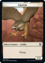 Zombie Knight // Griffin Double-sided Token [Dominaria United Commander Tokens] | D20 Games