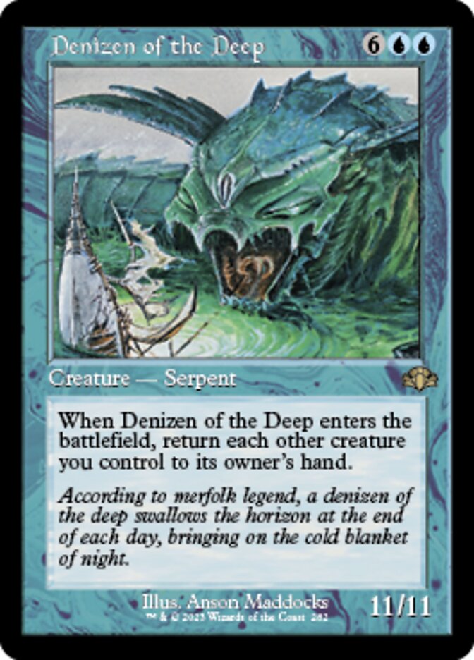 Denizen of the Deep (Retro) [Dominaria Remastered] | D20 Games