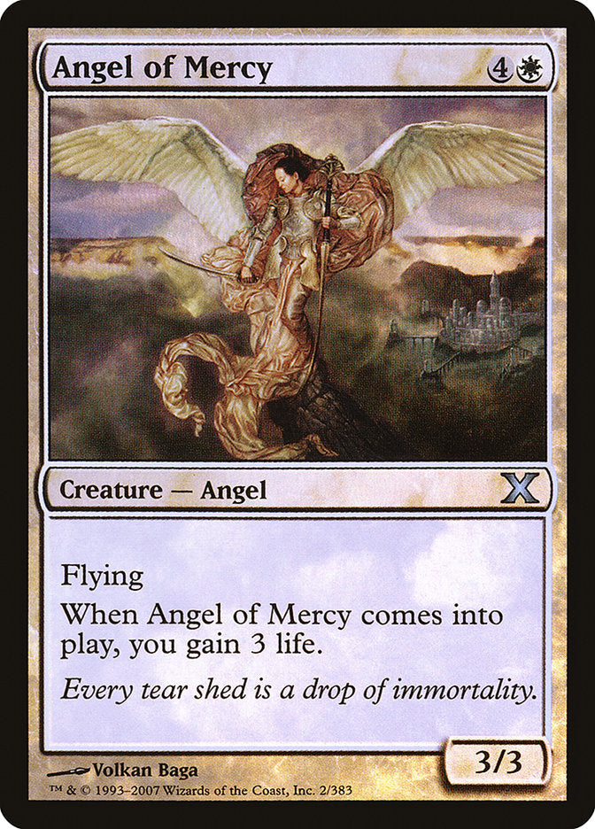 Angel of Mercy (Premium Foil) [Tenth Edition] | D20 Games