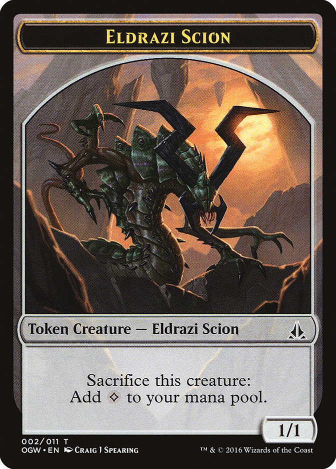 Eldrazi Scion (002/011) [Oath of the Gatewatch Tokens] | D20 Games