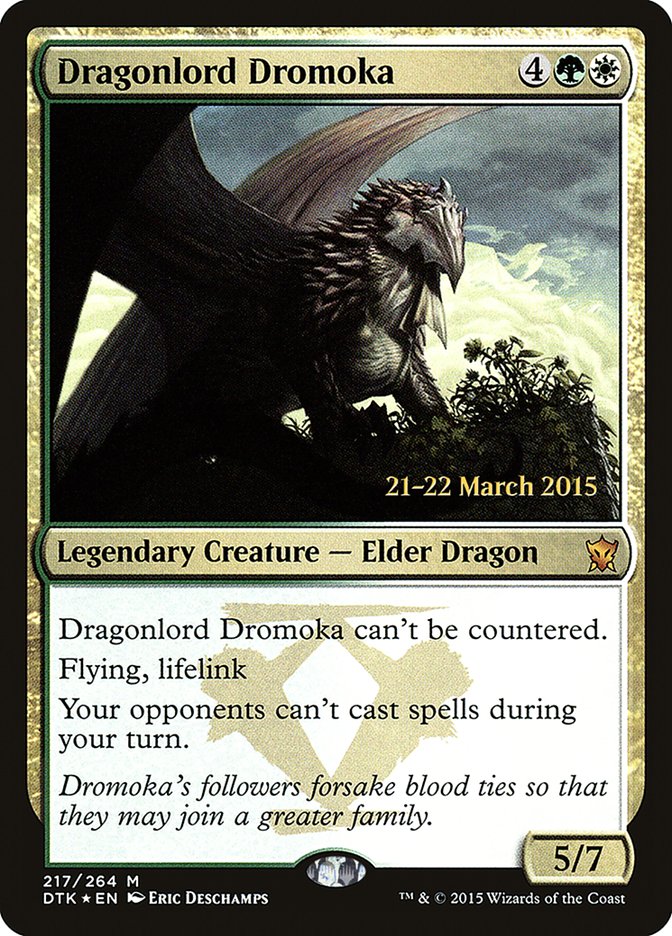 Dragonlord Dromoka  [Dragons of Tarkir Prerelease Promos] | D20 Games