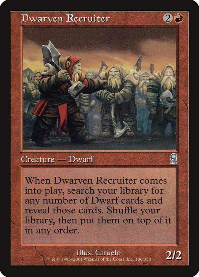 Dwarven Recruiter [Odyssey] | D20 Games