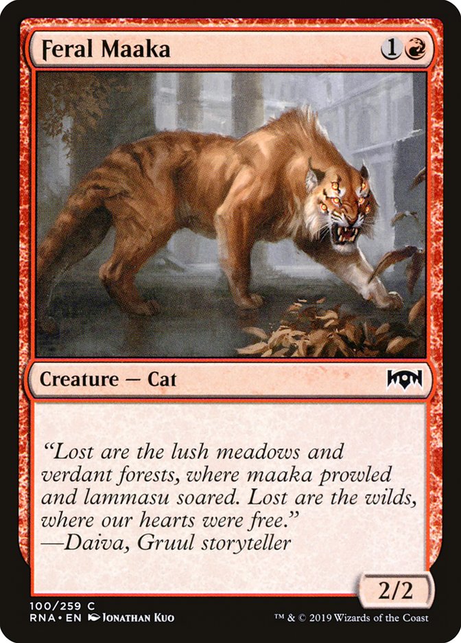 Feral Maaka [Ravnica Allegiance] | D20 Games