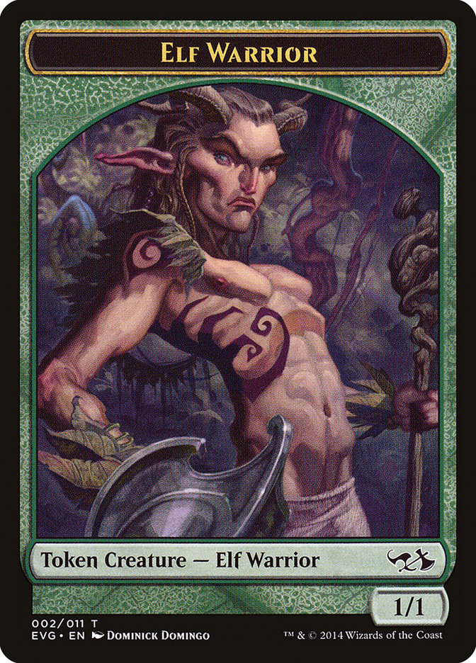 Elf Warrior Token (Elves vs. Goblins) [Duel Decks Anthology Tokens] | D20 Games