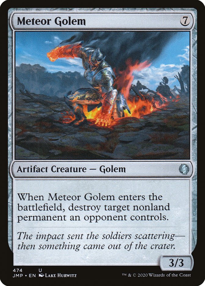 Meteor Golem [Jumpstart] | D20 Games