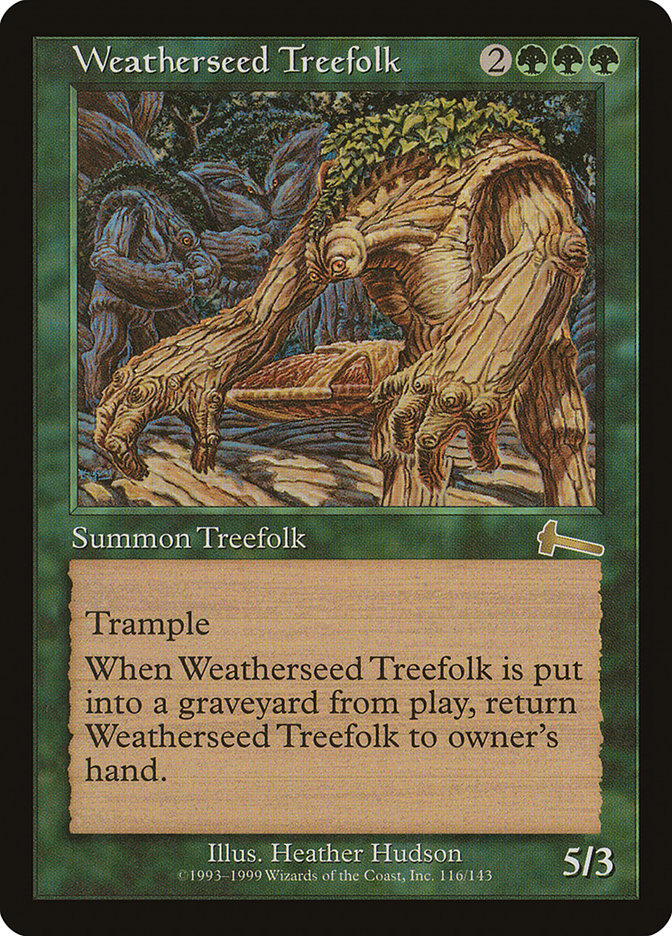 Weatherseed Treefolk [Urza's Legacy] | D20 Games
