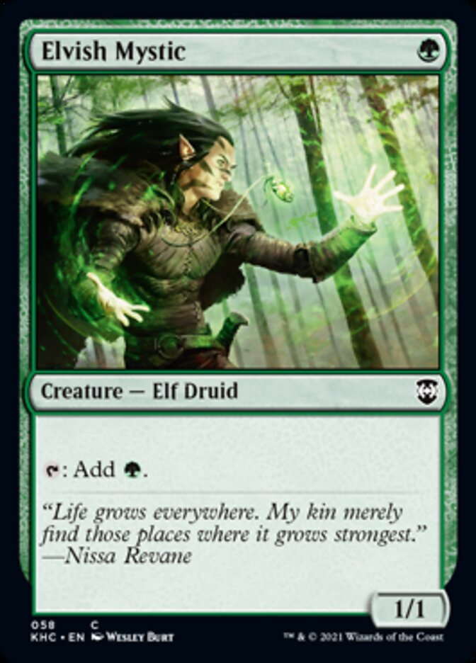 Elvish Mystic [Kaldheim Commander] | D20 Games