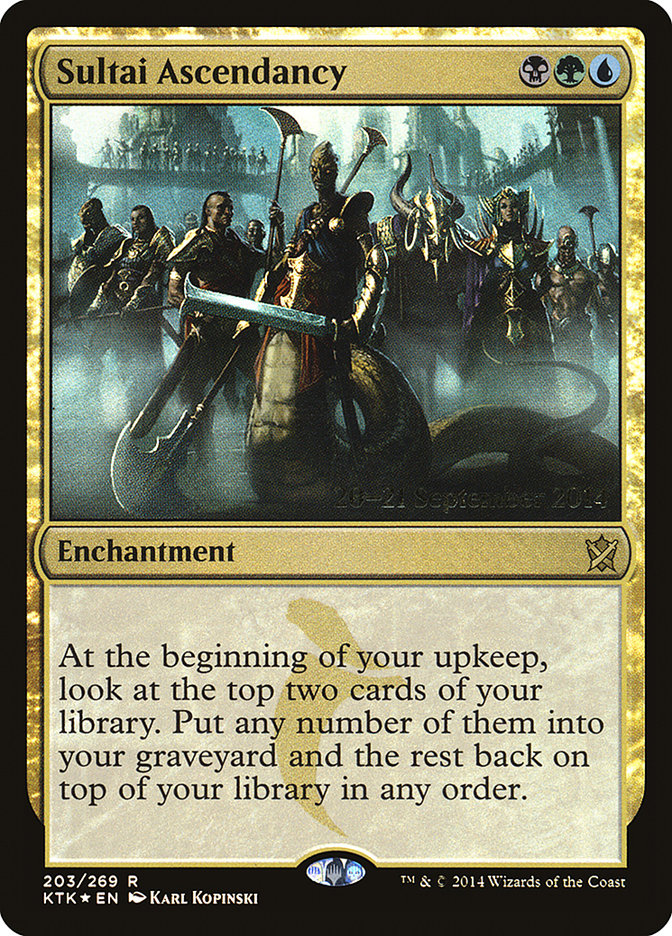 Sultai Ascendancy  [Khans of Tarkir Prerelease Promos] | D20 Games