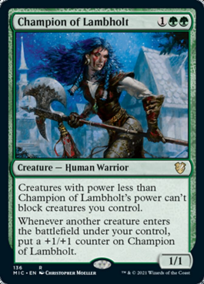 Champion of Lambholt [Innistrad: Midnight Hunt Commander] | D20 Games