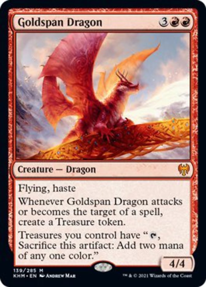 Goldspan Dragon [Kaldheim] | D20 Games