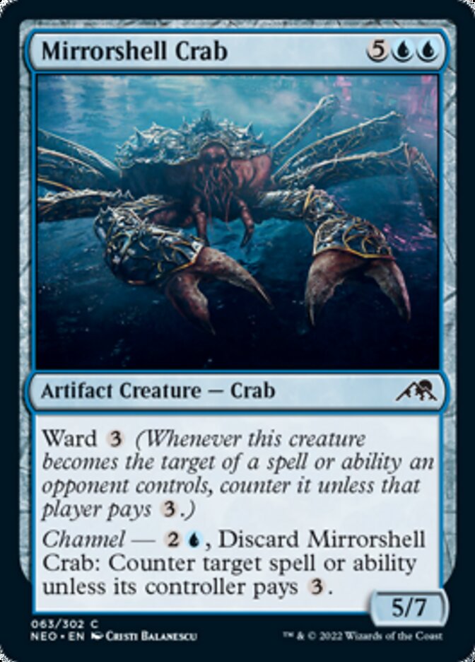 Mirrorshell Crab [Kamigawa: Neon Dynasty] | D20 Games