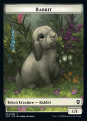 Treasure // Rabbit Double-sided Token [Commander Legends: Battle for Baldur's Gate Tokens] | D20 Games