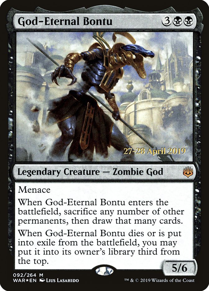 God-Eternal Bontu  [War of the Spark Prerelease Promos] | D20 Games
