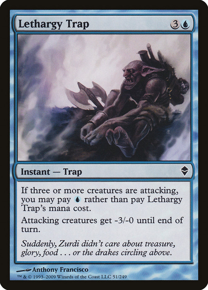 Lethargy Trap [Zendikar] | D20 Games