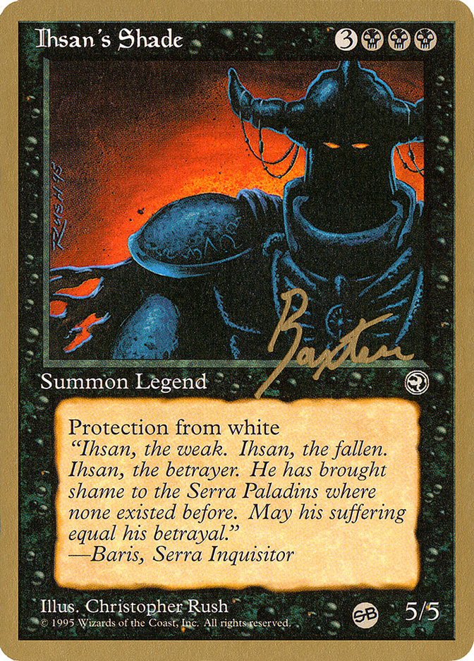 Ihsan's Shade (George Baxter) (SB) [Pro Tour Collector Set] | D20 Games