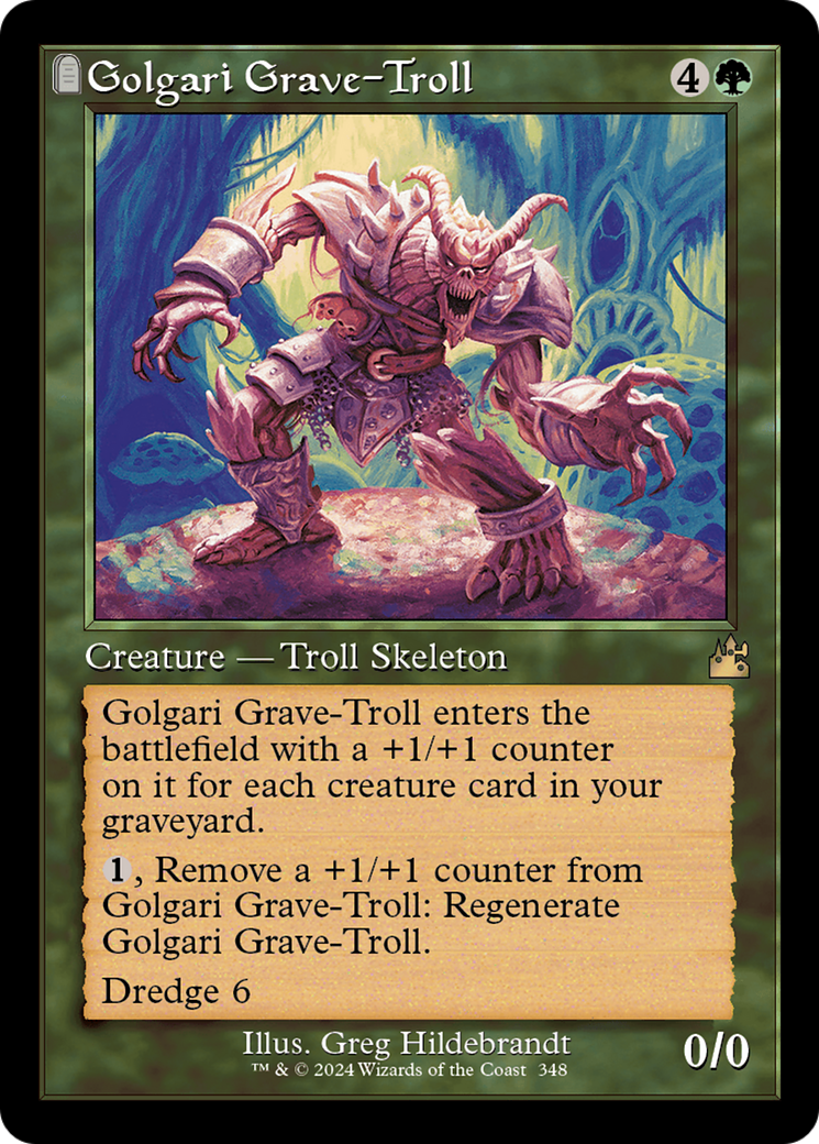 Golgari Grave-Troll (Retro Frame) [Ravnica Remastered] | D20 Games