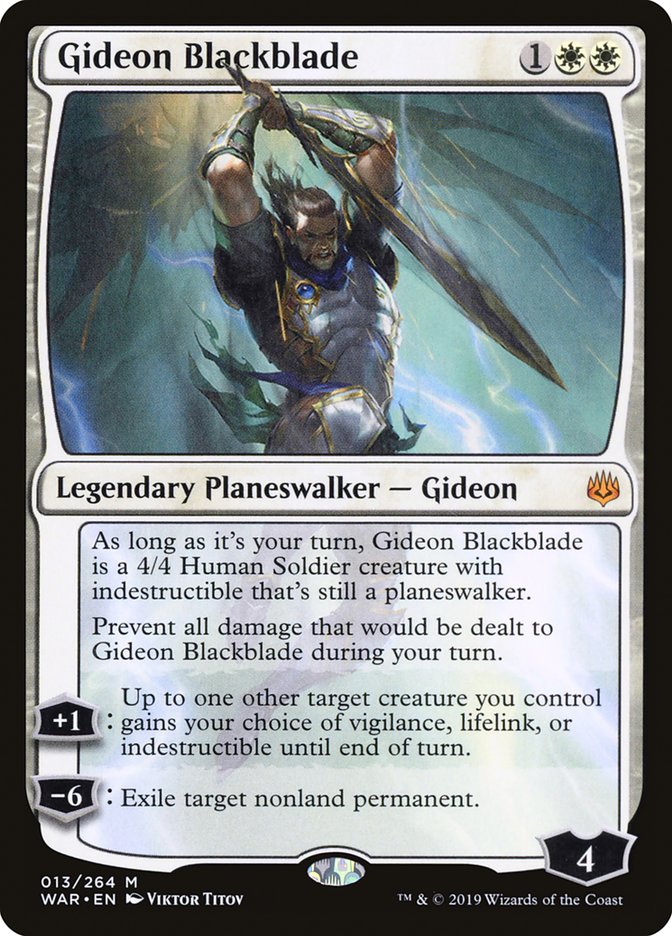 Gideon Blackblade [War of the Spark] | D20 Games