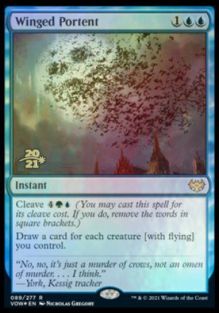 Winged Portent [Innistrad: Crimson Vow Prerelease Promos] | D20 Games