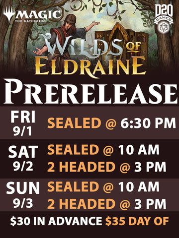 Prerelease Wilds of Eldraine 6:30pm  ticket - Fri, 01 2023