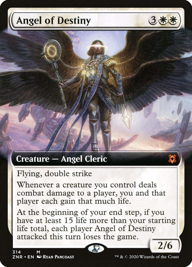 Angel of Destiny (Extended) [Zendikar Rising] | D20 Games