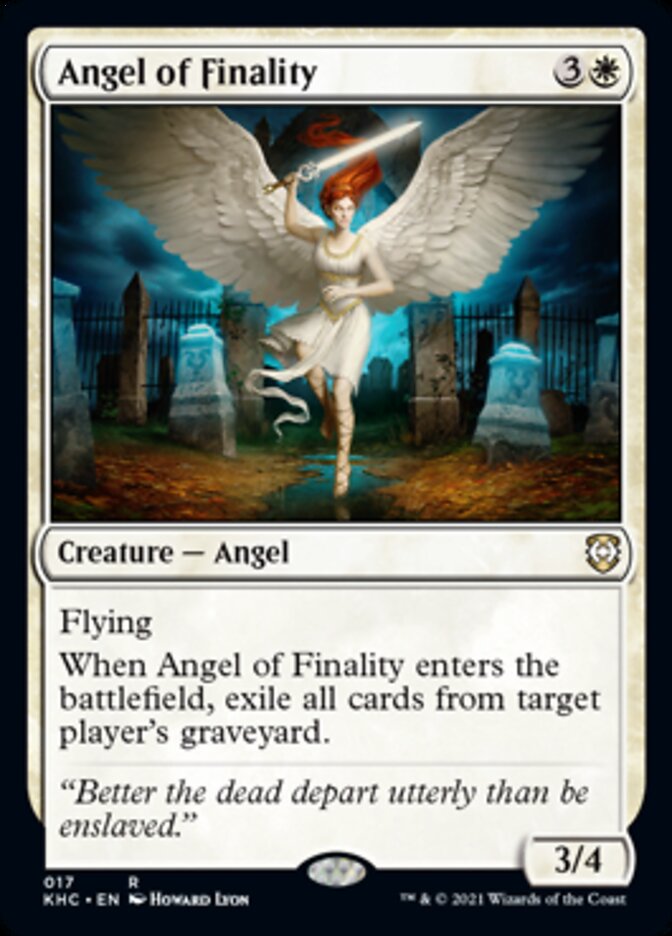 Angel of Finality [Kaldheim Commander] | D20 Games