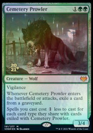 Cemetery Prowler [Innistrad: Crimson Vow Prerelease Promos] | D20 Games