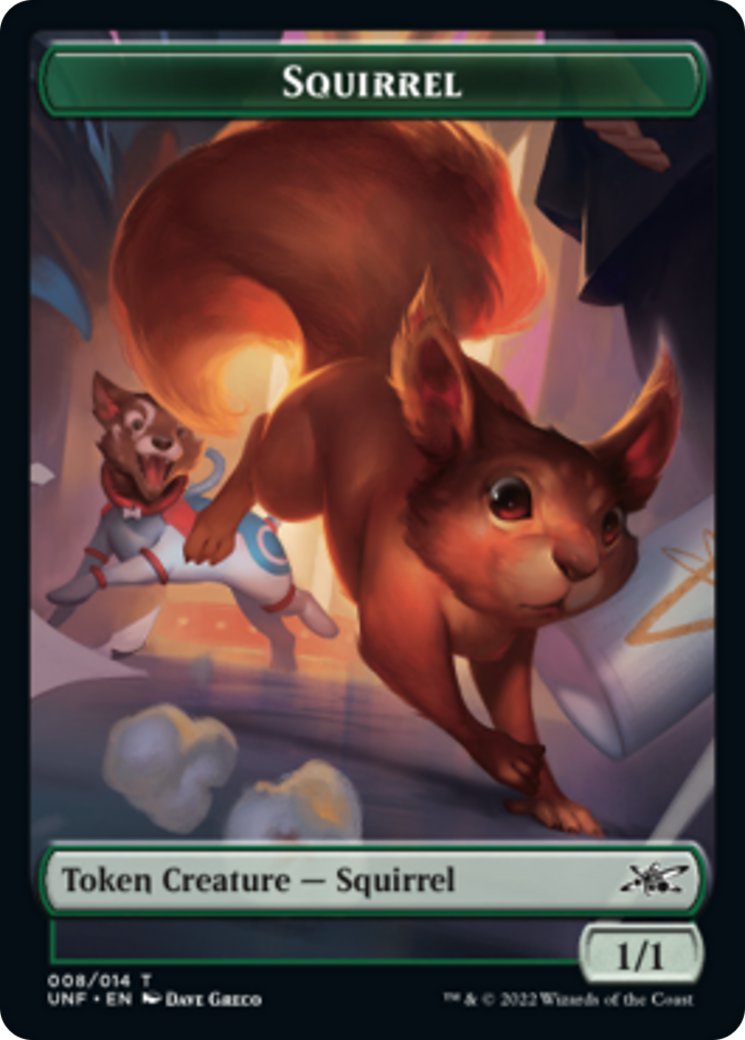 Squirrel // Balloon Double-sided Token [Unfinity Tokens] | D20 Games