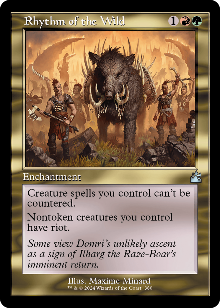 Rhythm of the Wild (Retro Frame) [Ravnica Remastered] | D20 Games