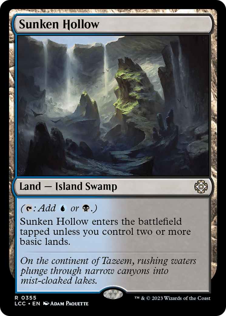 Sunken Hollow [The Lost Caverns of Ixalan Commander] | D20 Games