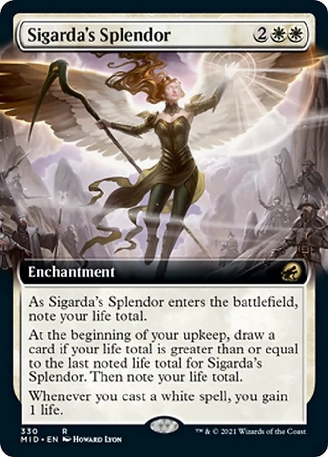 Sigarda's Splendor (Extended) [Innistrad: Midnight Hunt] | D20 Games