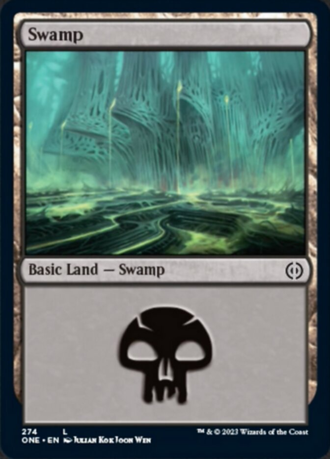 Swamp (274) [Phyrexia: All Will Be One] | D20 Games