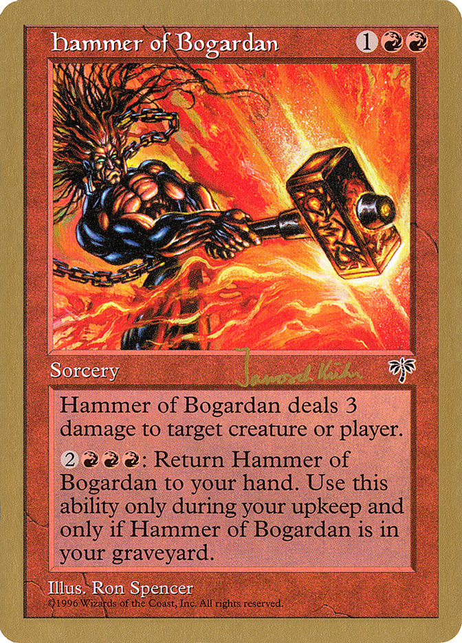 Hammer of Bogardan (Janosch Kuhn) [World Championship Decks 1997] | D20 Games