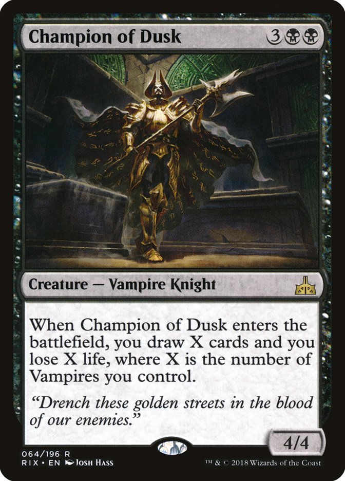 Champion of Dusk [Rivals of Ixalan] | D20 Games