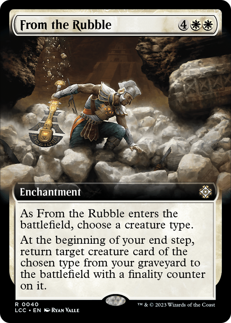 From the Rubble (Extended Art) [The Lost Caverns of Ixalan Commander] | D20 Games