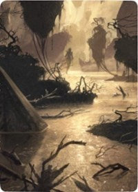 Murkwater Pathway Art Card [Zendikar Rising Art Series] | D20 Games