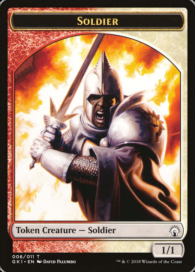 Soldier // Goblin [Guilds of Ravnica Guild Kit Tokens] | D20 Games