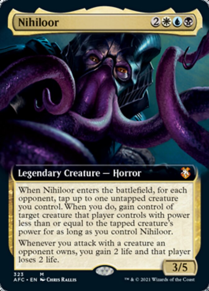 Nihiloor (Extended) [Dungeons & Dragons: Adventures in the Forgotten Realms Commander] | D20 Games