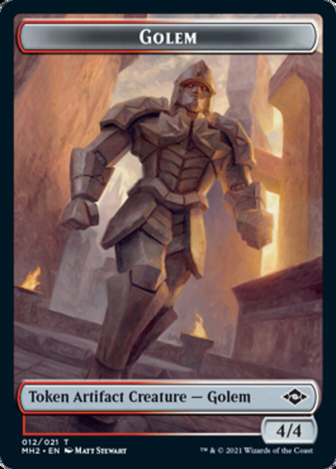 Golem Token // Treasure Token (21) [Modern Horizons 2 Tokens] | D20 Games