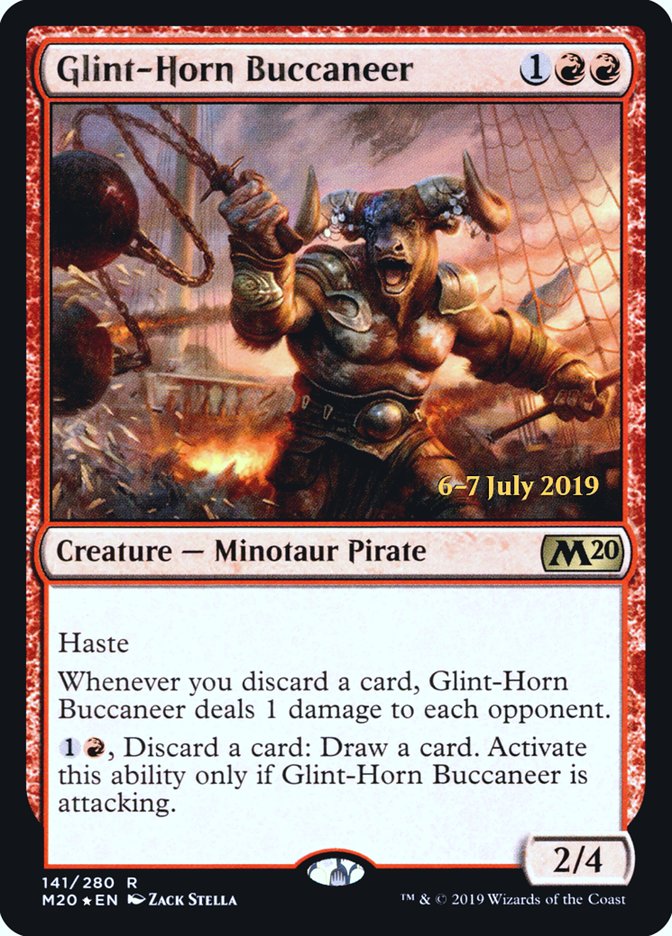 Glint-Horn Buccaneer  [Core Set 2020 Prerelease Promos] | D20 Games