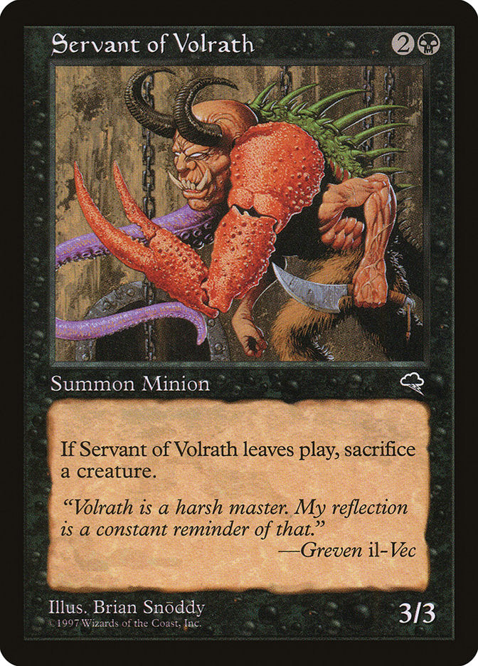 Servant of Volrath [Tempest] | D20 Games