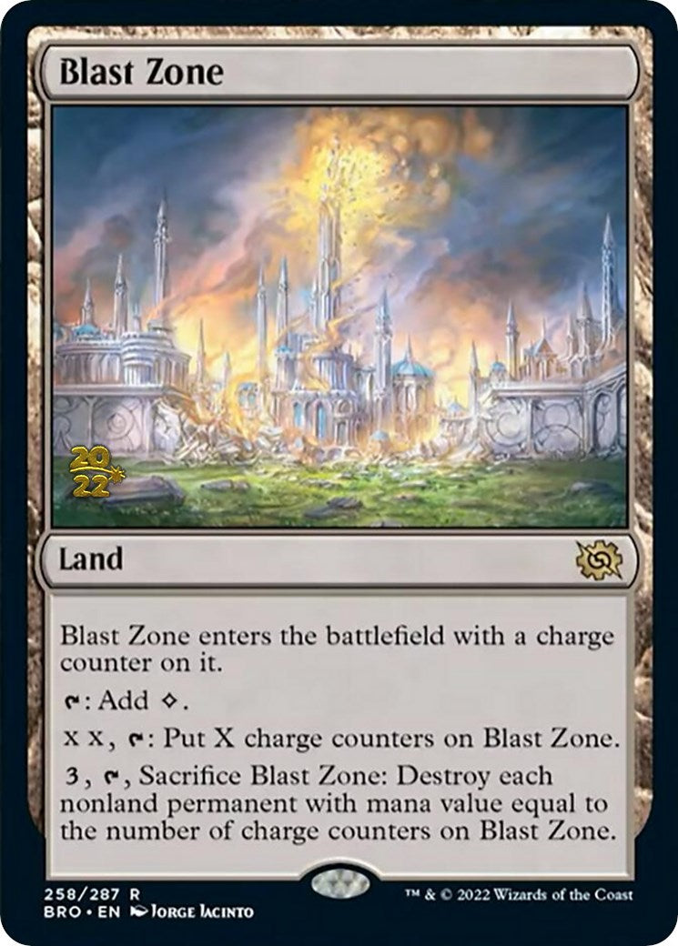 Blast Zone (258) [The Brothers' War: Prerelease Promos] | D20 Games