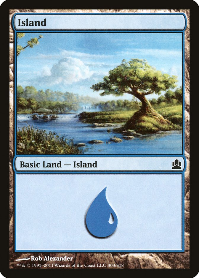 Island (303) [Commander 2011] | D20 Games