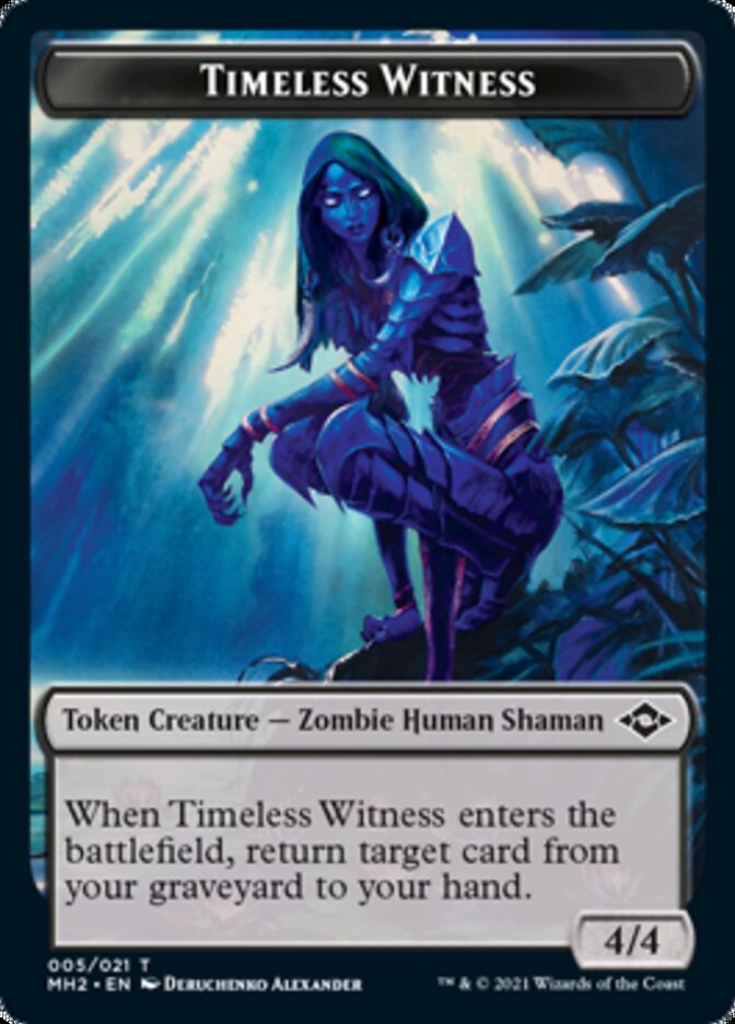 Timeless Witness Token // Treasure Token (20) [Modern Horizons 2 Tokens] | D20 Games