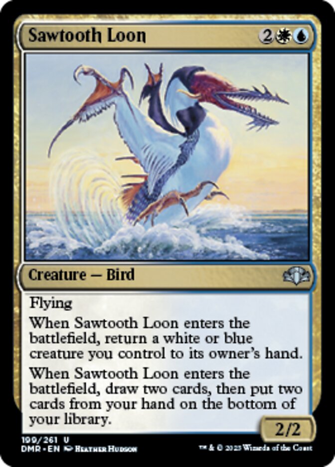 Sawtooth Loon [Dominaria Remastered] | D20 Games