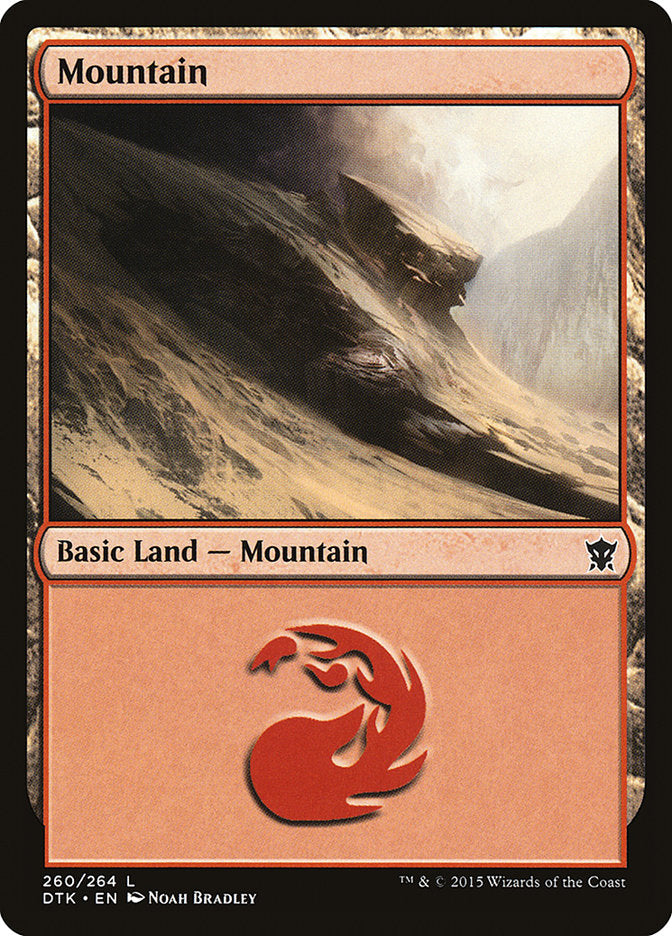 Mountain (260) [Dragons of Tarkir] | D20 Games