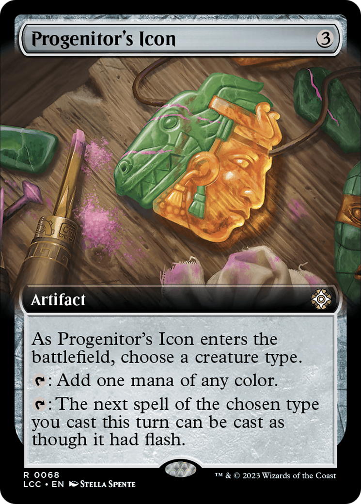 Progenitor's Icon (Extended Art) [The Lost Caverns of Ixalan Commander] | D20 Games